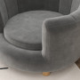 Husdjurssäng Fåtölj Design Avtagbar Kudde Grå 65 x 64 x 37 cm