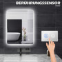 Badrumsspegel 70 x 50 cm med Back LED Belysning