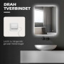 Badrumsspegel 70 x 50 cm med Back LED Belysning