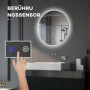 Rund Badrumsspegel Ø 60 cm med Back LED Belysning