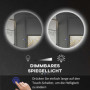 Rund Badrumsspegel Ø 60 cm med Back LED Belysning