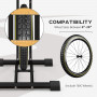 Cykelställ Vertikalt/Horisontellt 45 x 44 x 118 cm Svart