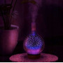 Aroma diffuser - Luftfuktare med 3D LED Belysning 100 ml