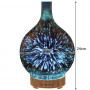 Aroma diffuser - Luftfuktare med 3D LED Belysning 100 ml