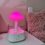 Luftfuktare Med Vattendroppe Diffusor LED Nattljus / Regneffekt, Nattlampa