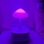 Luftfuktare Med Vattendroppe Diffusor LED Nattljus / Regneffekt, Nattlampa
