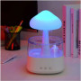 Luftfuktare Med Vattendroppe Diffusor LED Nattljus / Regneffekt, Nattlampa