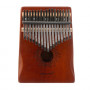 Musikinstrument Kalimba 17-nyckels – Komplett Set med Stämningshammare, Tumskydd och Tillbehör