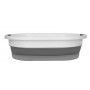 Vikbar Tvättskål/Badvask 25L – Perfekt för Hushåll och Utomhusbruk med Handtag