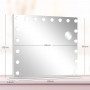 Sminkspegel Hollywood med Justerbar LED-belysning 80 x 62 cm​