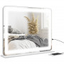 Sminkspegel med Touch-kontroll LED-belysning 80 x 62 cm​