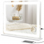 Sminkspegel med Touch-kontroll LED-belysning 80 x 62 cm​
