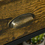 Konsolbord Industriell Trä med 2 Lådor Vintage Brun 100 x 35 x 79,2 cm