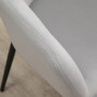 Matstolar 2-pack Moder Design Sammet Ljusgrå 54 x 57 x 80 cm