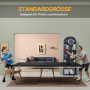 Pingisbord Standard 274 x 152,5 x 76 cm med Hjul Svart