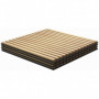 Akustikpanel Vägg Ljudabsorption 4-pack 60 x 60 cm DIY Enkel Installation, Ek