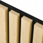 Akustikpanel Vägg Ljudabsorption 4-pack 60 x 60 cm DIY Enkel Installation, Ek