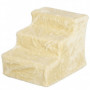Husdjurstrappa 3 Steg Mysig Beige 46 x 35 x 35 cm