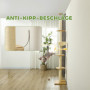 Hög Klösträd Tak Höjd 230 - 250 cm med 4 Våningar Ek Krämvit