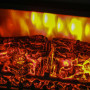 Eelektrisk Kamin med Flamma Effekt 1800 W Svart 36 x 21 x 47 cm