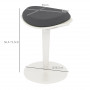 Ergonamisk Kontorspall Aktivt Sits, Höjdjusterbar 56.5 - 71.5 cm, 120 kg, Grå