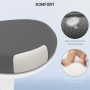 Ergonamisk Kontorspall Aktivt Sits, Höjdjusterbar 56.5 - 71.5 cm, 120 kg, Grå