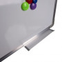 Magnetisk Whiteboard 90x60 cm med Markörer, Magneter och Svamp