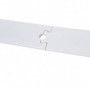 Beslag för Skjutdörr Vit Metall 183 cm