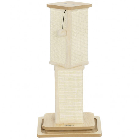 Klöspelare med Lekboll 34 x 34 x 67 cm, ek/Beige