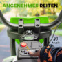 El Motorcykel för Barn med Träningshjul Grön - 2,4-5 km/h