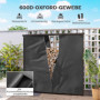 Vedställsöverdrag 2 st 174 x 173 & 174 x 161,5 Svart