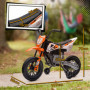 El Motorcykel för Barn med Träningshjul Orange - 2,4-5 km/h