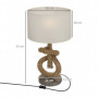 Bordslampa i Maritim Stil 30 x 30 x 55 cm