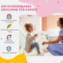 Unicorn Gunghäst med Ljudeffekter Vit barn i åldrarna 2-4 år