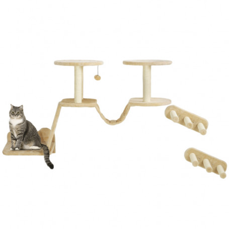 Katt Klättervägg vägg- och Takmonterad Beige
