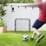 Football Rebounder Justerbar Metallram 100 x 95 cm Svart