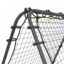 Football Rebounder Justerbar Metallram 100 x 95 cm Svart