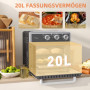 5-i-1 Miniugn 20 L 1400 W - Retro Grå