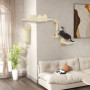 Katt Klättervägg med Lekbollar Sisal Beige