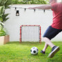 Football Rebounder Justerbar Metallram 100 x 95 cm Röd
