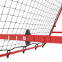 Football Rebounder Justerbar Metallram 100 x 95 cm Röd