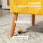 Loungesoffa 2-sits Elegant Scandi-design 117 x 56,5 x 77 cm, Gul
