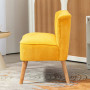 Loungesoffa 2-sits Elegant Scandi-design 117 x 56,5 x 77 cm, Gul