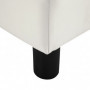 Fotpall Konstläder Vit 40 x 30 x 24 cm