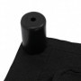Fotpall Konstläder Vit 40 x 30 x 24 cm