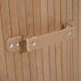 Tvättkorg med Lock och Påse 72L 40 x 30 x 60 cm