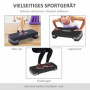 Aerobic Stepper Justerbar 68 x 29 x 15 cm Grå Svart