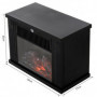 Mini Elektrisk Kamin med Justerbar Värme – 600W/1200W