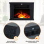 Mini Elektrisk Kamin med Justerbar Värme – 600W/1200W