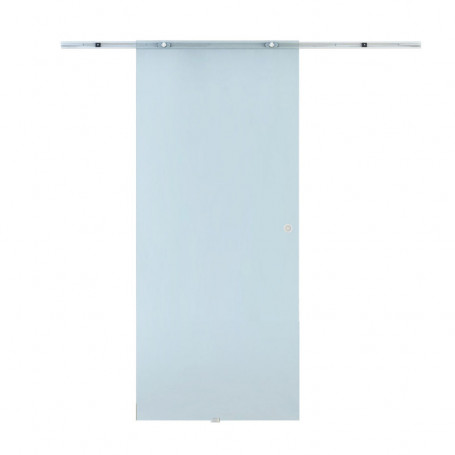 Glas Skjutdörr Matt 1025 x 2050 mm med Installations kit